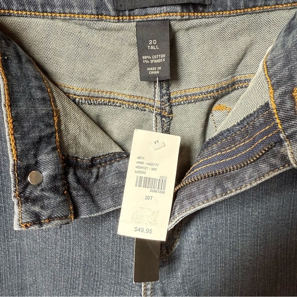 Venezia Jeans Size 20 Tall High Rise Medium Wash Blue Denim Stretch Plus Size - Picture 7 of 15